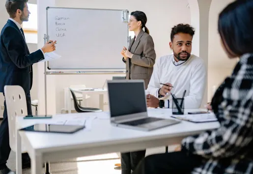 Équipe en atelier agile